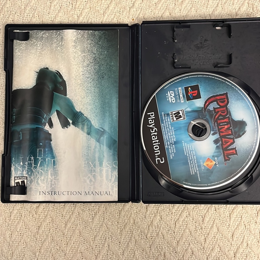 PS2 Primal. Primal (Sony PlayStation 2 PS2 2003) Complete W/ Manual CIB - Picture 2 of 4